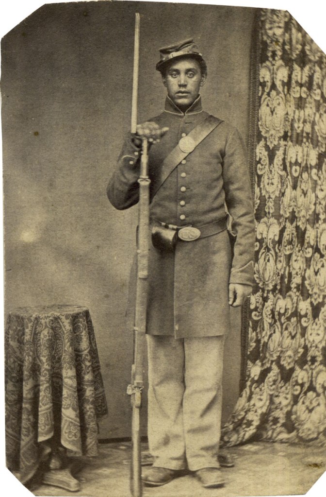 Unknown photographer. 'Private James Matthew Townsend' 1863