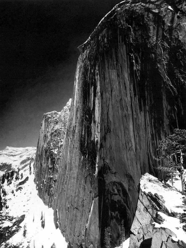 Ansel Adams (American, 1902-1984) 'Monolith: The Face of Half Dome, Yosemite Valley' 1926-1927, printed 1927