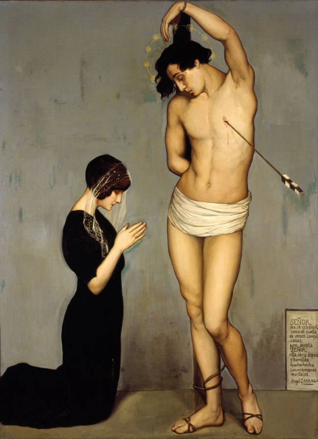 Ángel Zárraga (Mexican, 1886-1946) 'Votive Offering (Saint Sebastian)' 1912