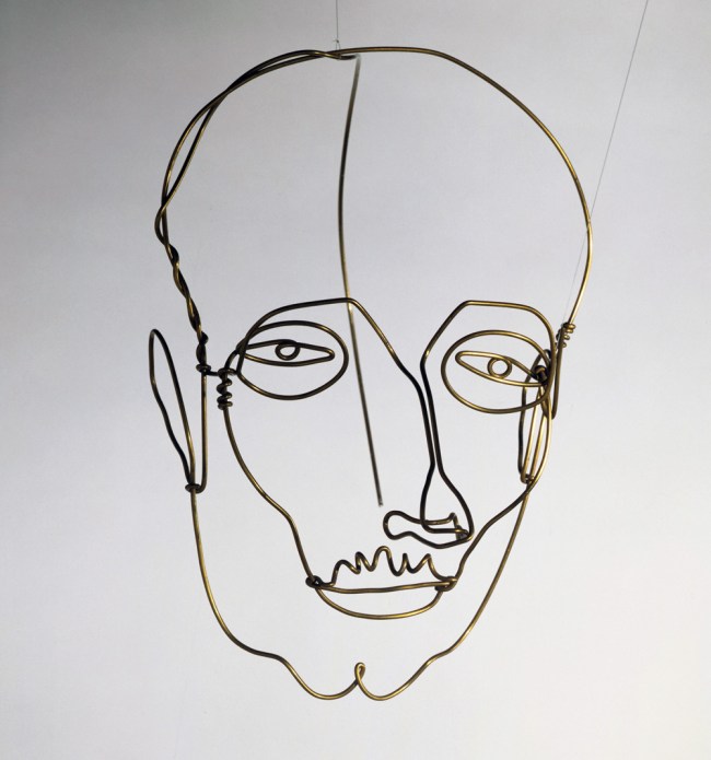 Alexander Calder (American, 1898-1976) 'Portrait of a Man' c. 1928