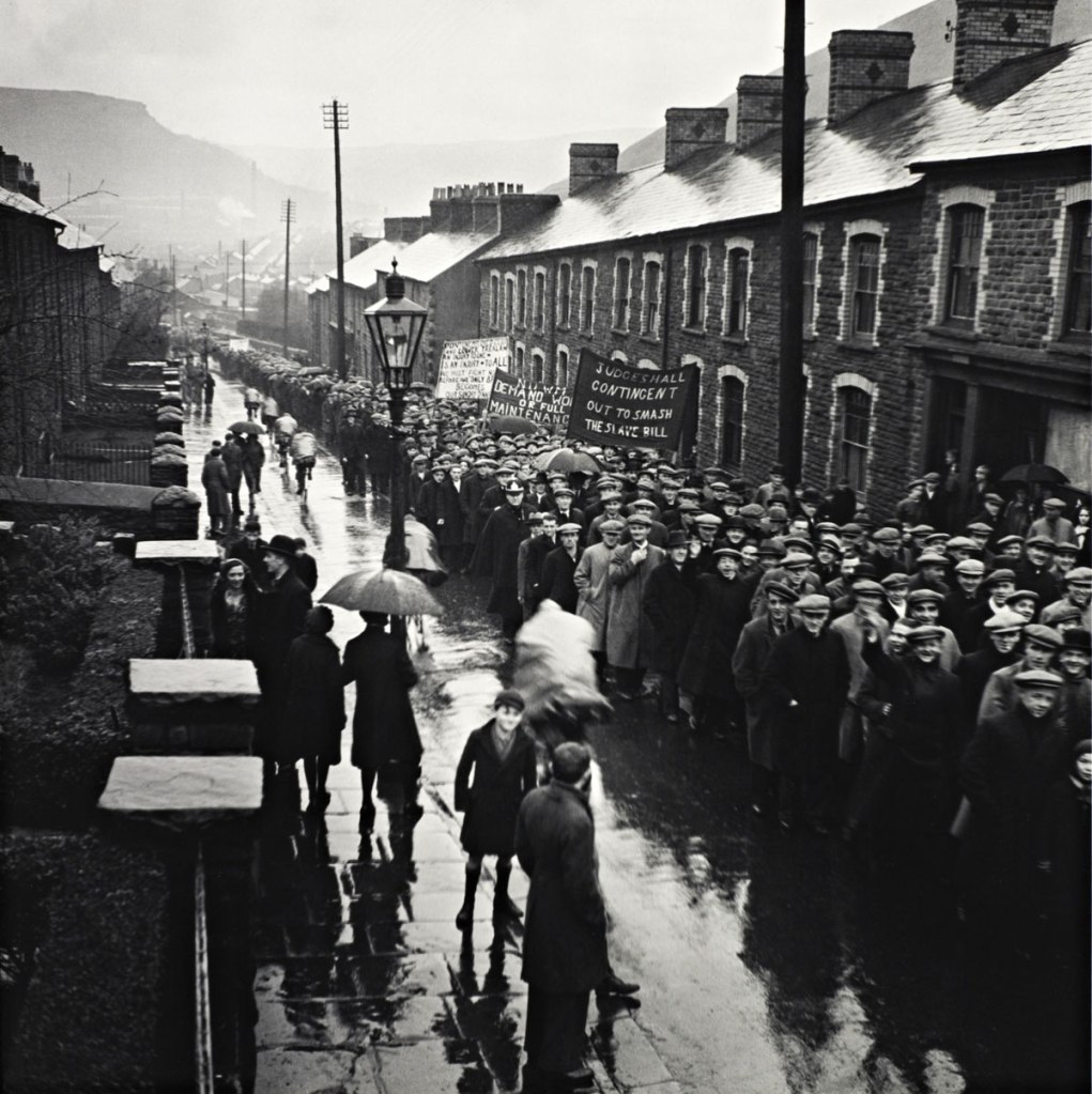 Edith Tudor-Hart (Austrian-British, 1908-1973) 'Unemployed Workers' Demonstration, Trealaw, South Wales' 1935