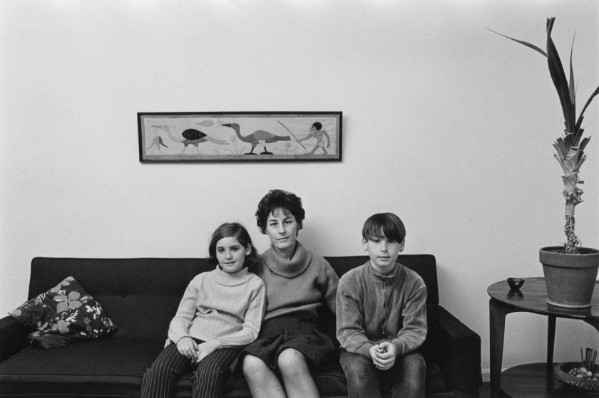 Enrico Natali. 'Ann Davis at home with her daughter and son, Detroit, 1968' 1968