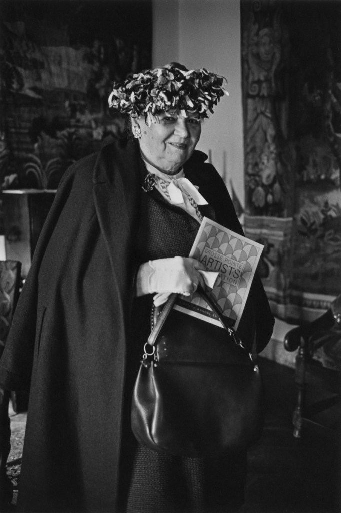 Enrico Natali (American, b. 1933) 'Woman at an art exhibition in Grosse Pointe, Detroit, 1968' 1968 Enrico Natali (American, b. 1933) 'Woman at an art exhibition in Grosse Pointe, Detroit, 1968' 1968