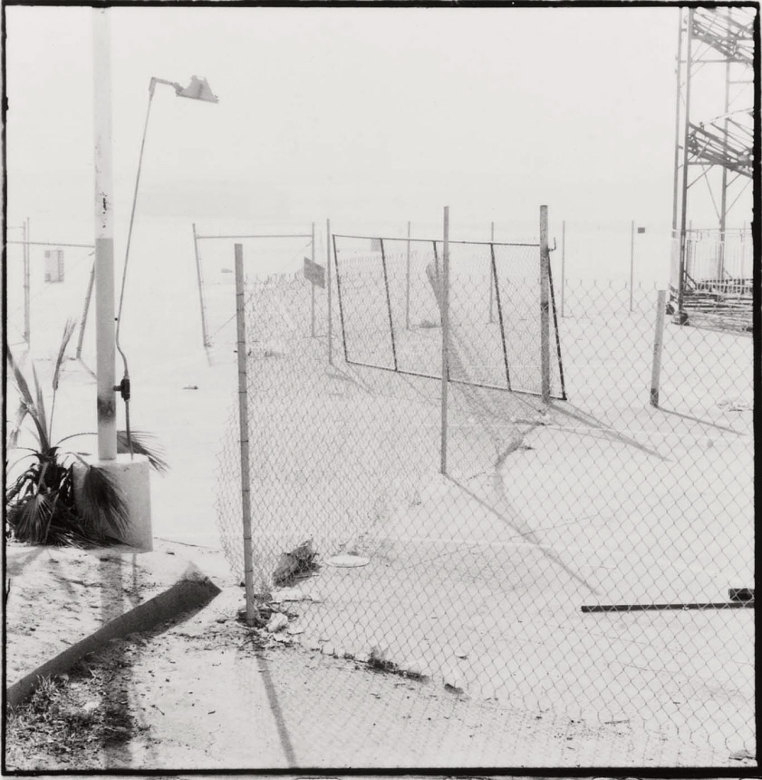 Judy Fiskin (American, b. 1945) 'Long Beach Pike (broken fence)', from the 'Long Beach, California Documentary Survey Project' 1980