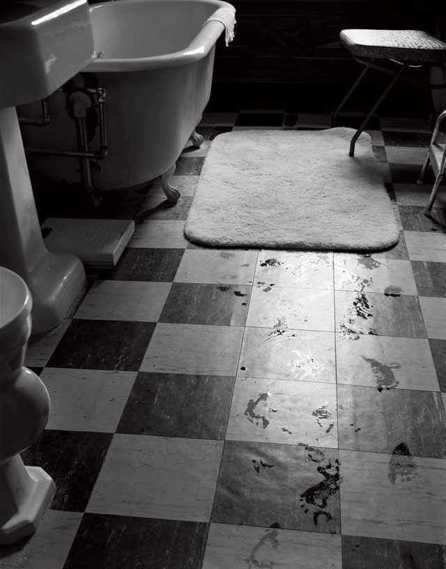 Abelardo Morell (American born Cuba, b. 1948) 'Footprints' 1987