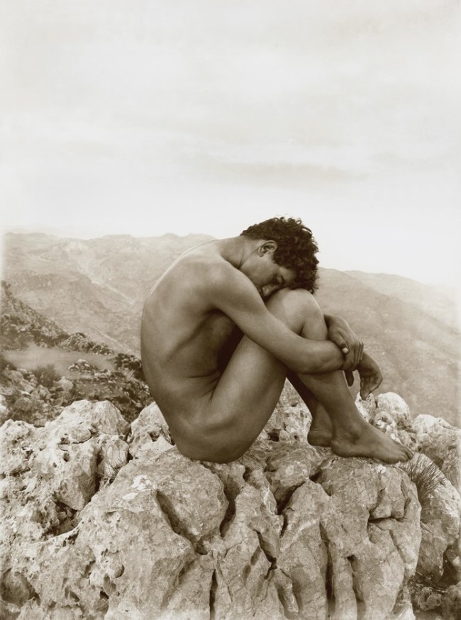Wilhelm von Gloeden (German, 1856-1931) 'Cain, Taormine, Sicile' 1911
