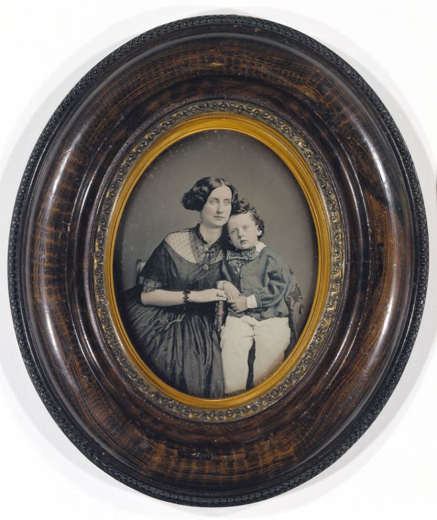 Unidentified artist. 'Mother and Son' c. 1855