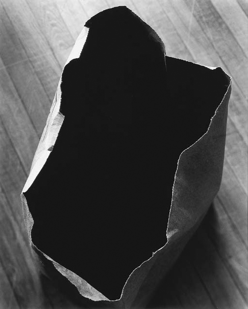 Abelardo Morell (American born Cuba, b. 1948) 'Paper Bag' 1992 from the exhibition 'Abelardo Morell: The Universe Next Door' at the J. Paul Getty Museum, October 2013 - January 2014