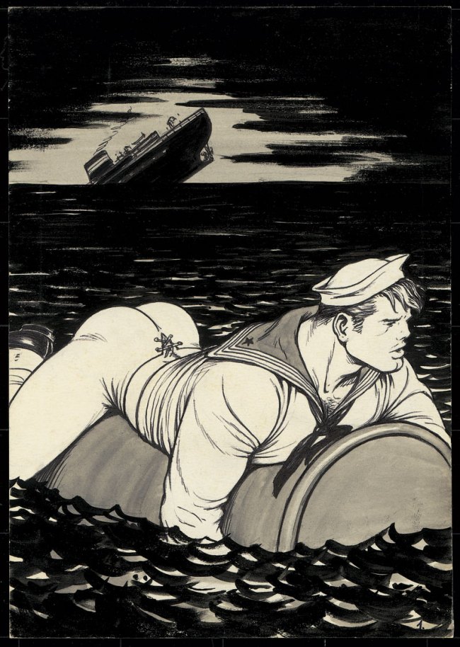 Tom of Finland (Touko Laaksonen, Finnish, 1920-1991) 'Untitled' (From 'Jungle Seafood' story) 1972 Tom of Finland (Touko Laaksonen, Finnish, 1920-1991) 'Untitled' (From 'Jungle Seafood' story) 1972