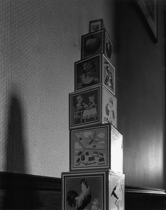 Abelardo Morell (American born Cuba, b. 1948) 'Toy Blocks' 1987