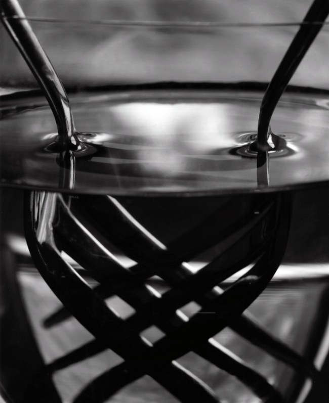 Abelardo Morell (American born Cuba, b. 1948) 'Two Forks Under Water' 1993