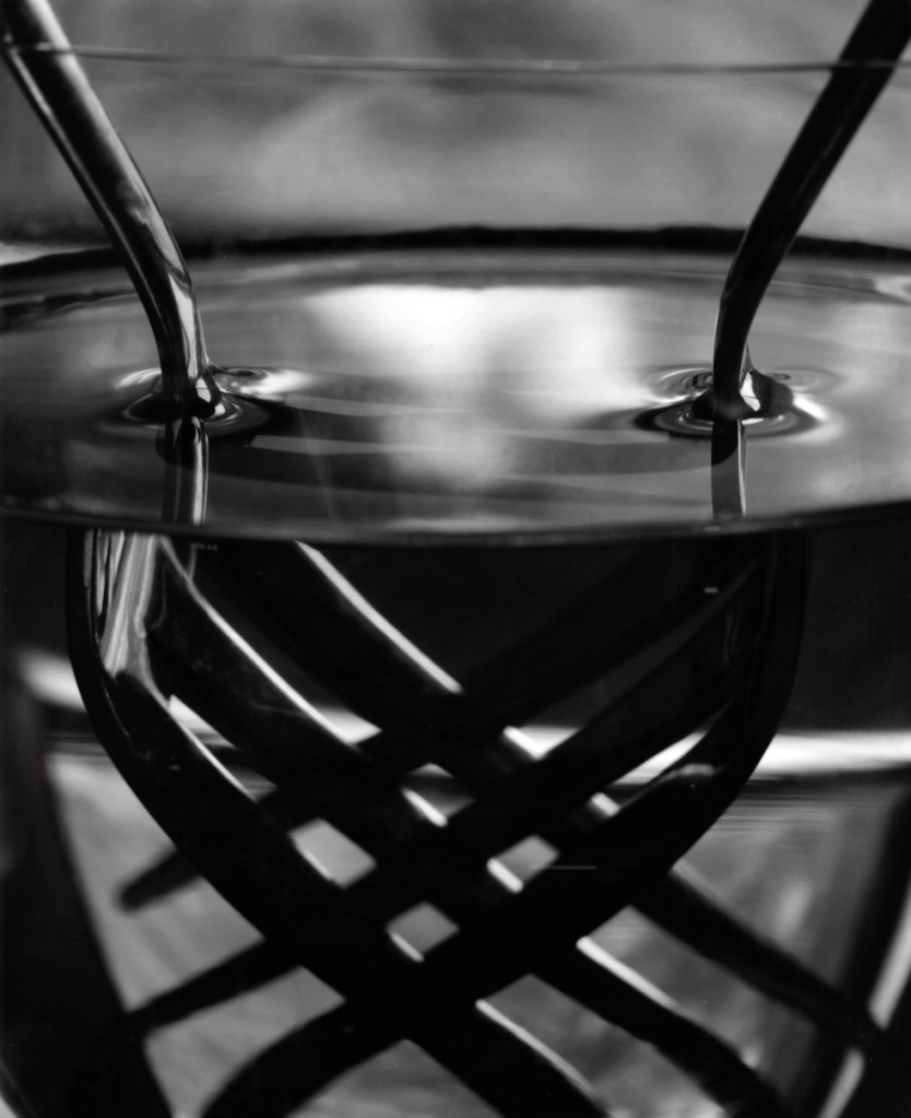 Abelardo Morell (American born Cuba, b. 1948) 'Two Forks Under Water' 1993