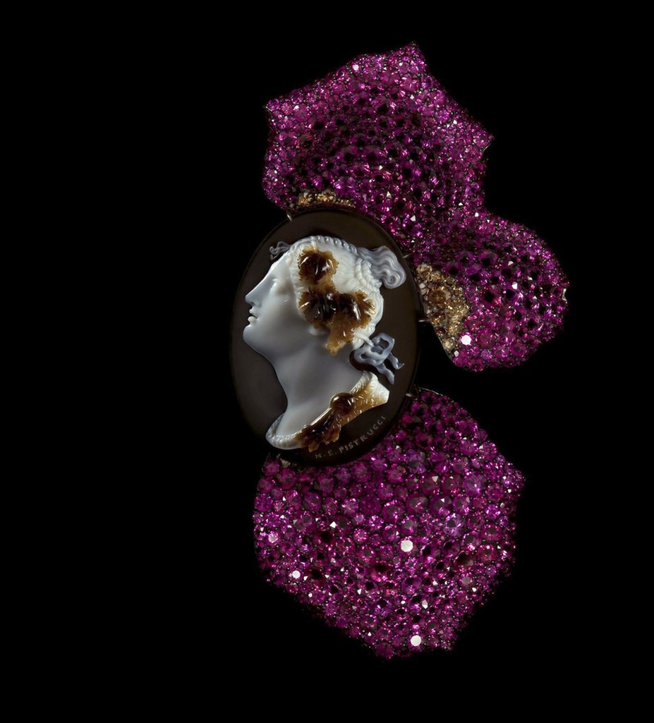 JAR. 'Cameo and Rose Petal Brooch' 2011 