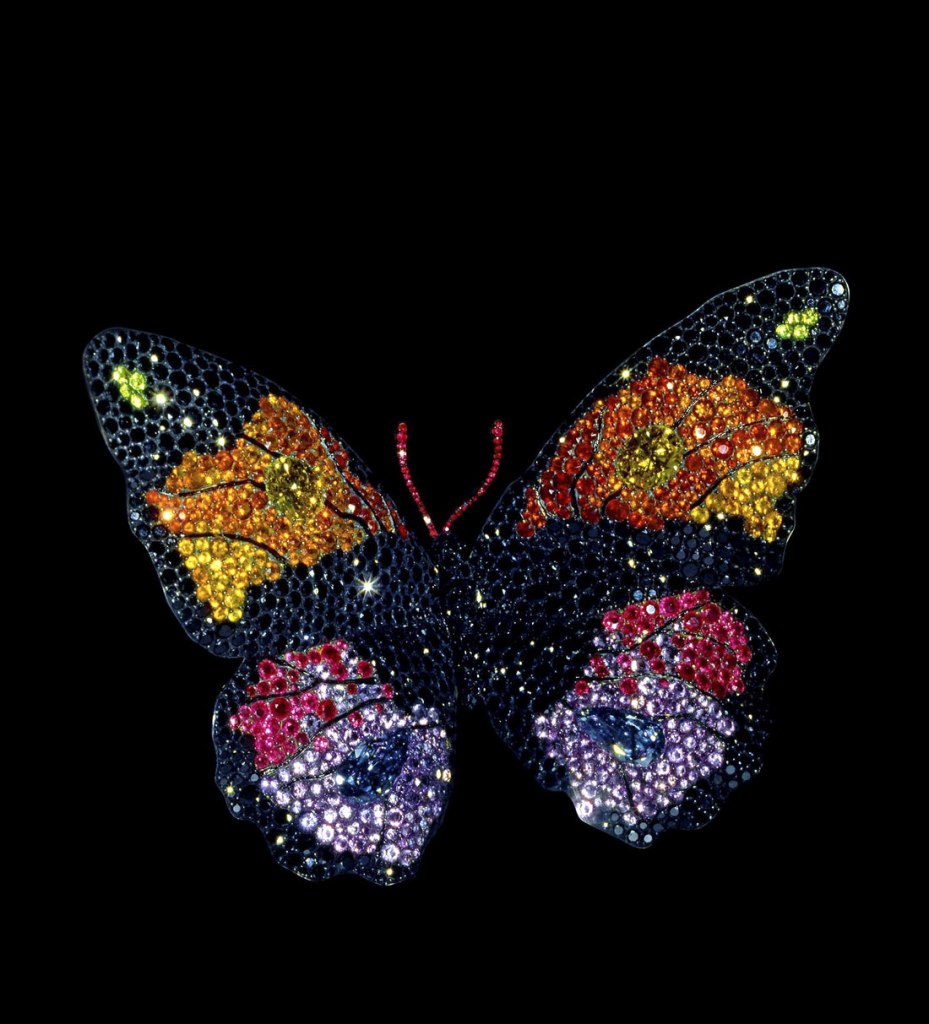 (Joel Arthur Rosenthal, American, b. 1943) 'Butterfly Brooch' 1994 