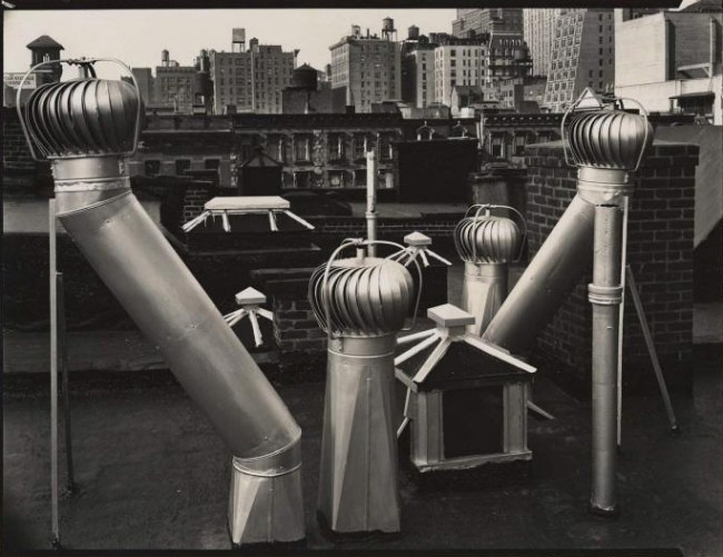 Brett Weston (American, 1911-1993) '[Air vents, New York]' 1945