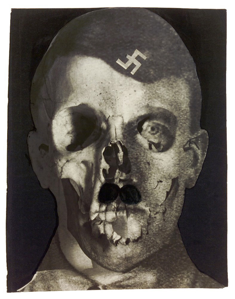 Erwin Blumenfeld (American-German, 1897-1969) 'Grauenfresse / Hitler, Holland, 1933' 1933 from the exhibition 'Erwin Blumenfeld (1897-1969) Photographs, drawings and photomontages' at Jeu de Paume, Paris, October 2013 - January 2014