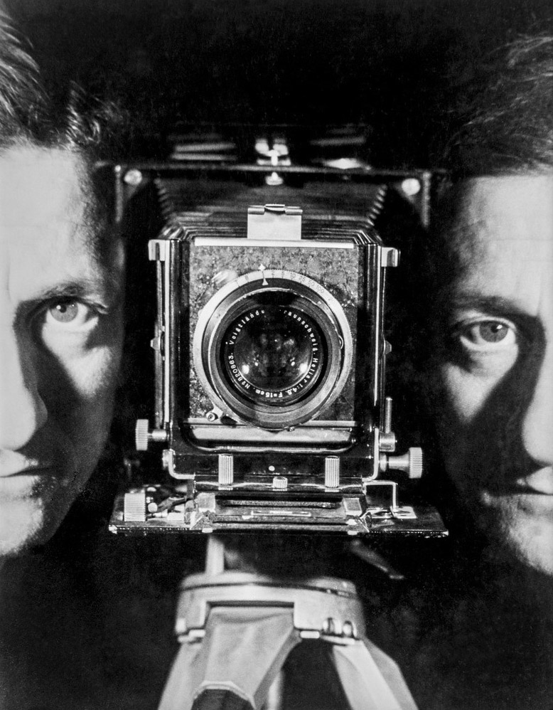 Erwin Blumenfeld (American-German, 1897-1969) 'Self-Portrait' Paris, c. 1937