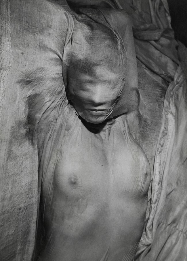 Erwin Blumenfeld (American-German, 1897-1969) 'Voile mouillé' [Wet veil] Paris, 1937