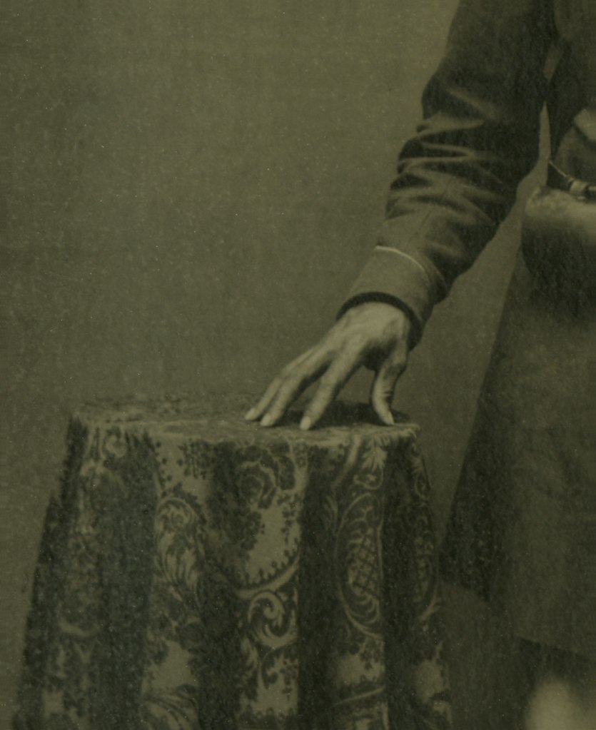 Unknown photographer. 'Unidentified Private, Company I, 54th Massachusetts Regiment' (detail) 1863