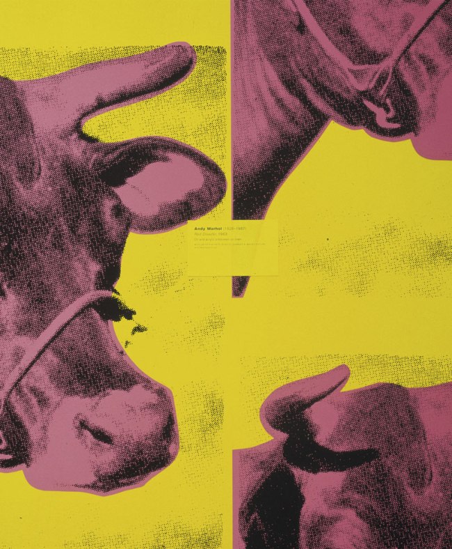 Louise Lawler (American, b. 1947) 'Pink and Yellow and Black I (Red Disaster) from On a Wall, On a Cow, In a Book, In the Mail' 1999