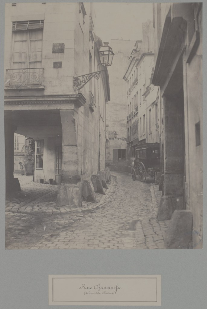 Charles Marville (French, 1813-1879) 'Rue Chanoinesse (de la rue des Chantres)' c. 1853 - c. 1870