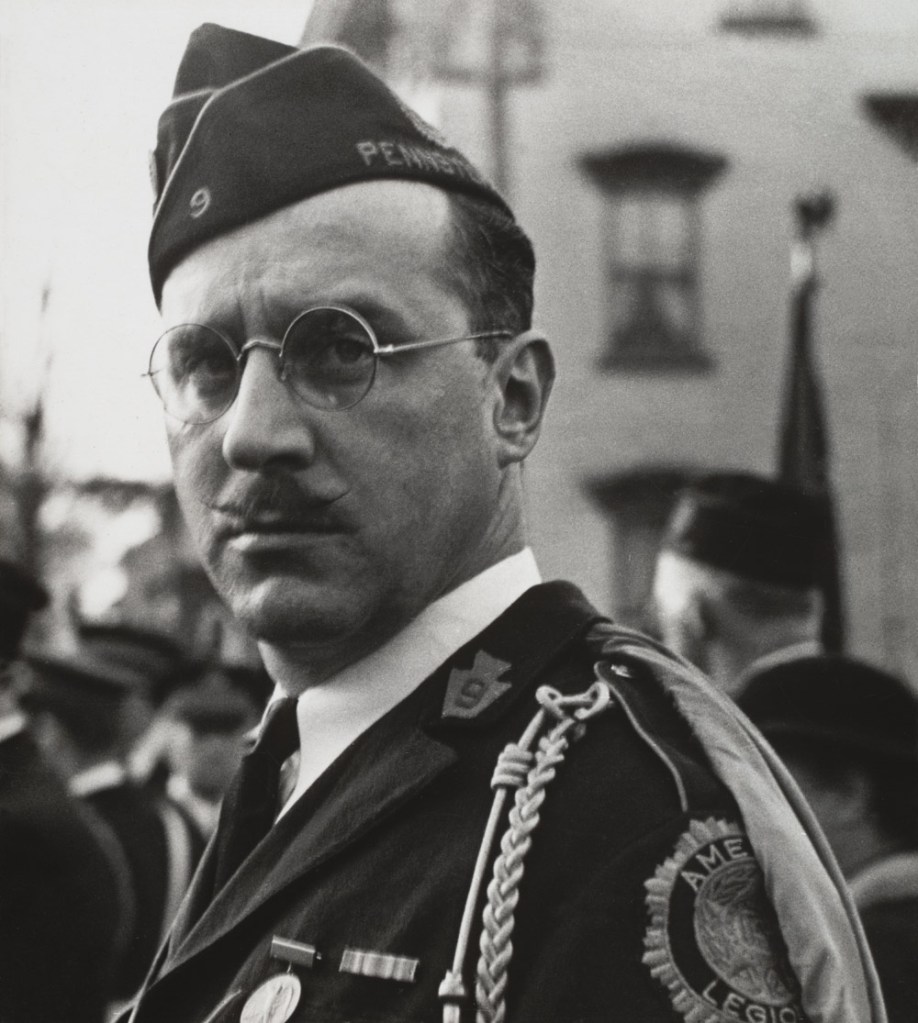 Walker Evans (American, 1903-1975) 'American Legionnaire' 1936