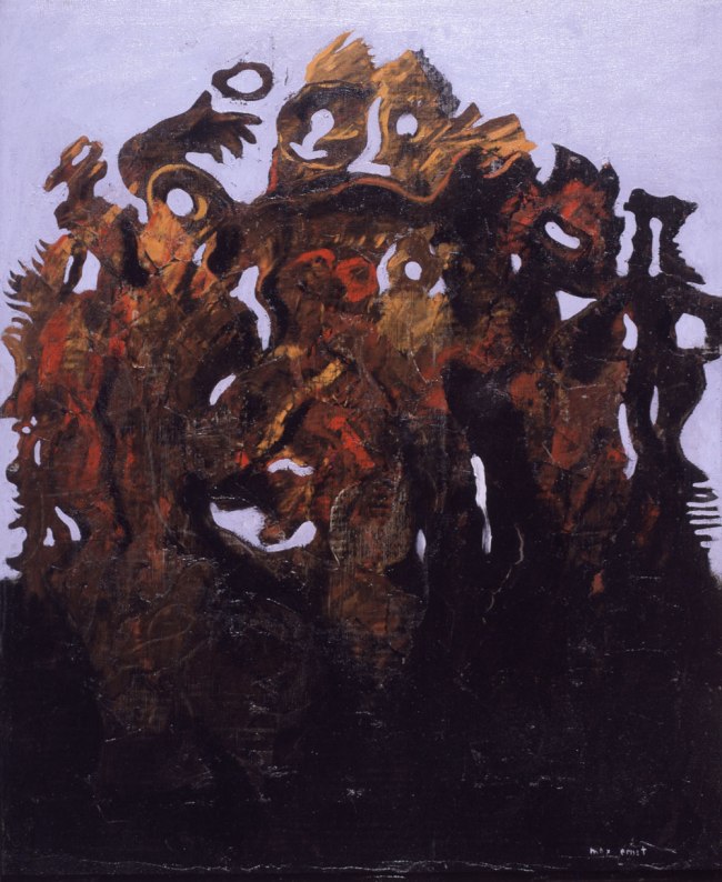 Max Ernst (German, 1891-1976) 'La famille nombreuse' (The Numerous Family) 1926