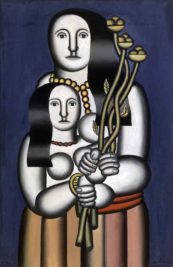 Fernand Léger (French, 1881-1955) 'Deux femmes sur fond bleu' (Two Women on a Blue Background) 1927 Fernand Léger (French, 1881-1955) 'Deux femmes sur fond bleu' (Two Women on a Blue Background) 1927