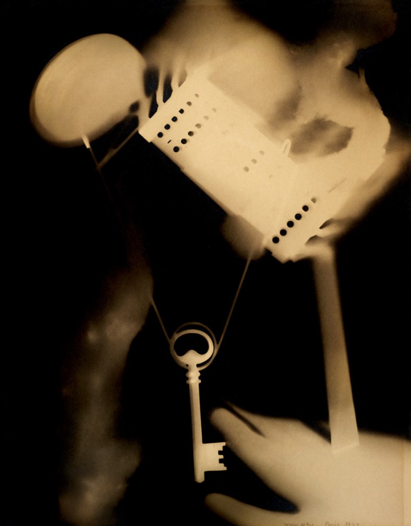 Man Ray (American, 1890-1976) 'Untitled (Rayograph)' 1922 from the exhibition 'Flesh and Metal: Body and Machine in Early 20thÂ-Century Art' at the Cantor Arts Center at Stanford University, November 2013 - March 2014 Man Ray (American, 1890-1976) 'Untitled (Rayograph)' 1922 from the exhibition 'Flesh and Metal: Body and Machine in Early 20thÂ-Century Art' at the Cantor Arts Center at Stanford University, November 2013 - March 2014