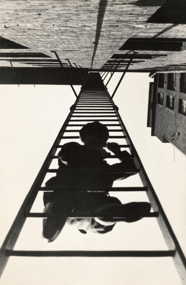 Alexander Rodchenko (Russian, 1891-1956) 'Pozharnaia lestnitsa' from the series 'Dom na Miasnitskoi' (Fire Escape, from the series House Building on Miasnitskaia Street) 1925