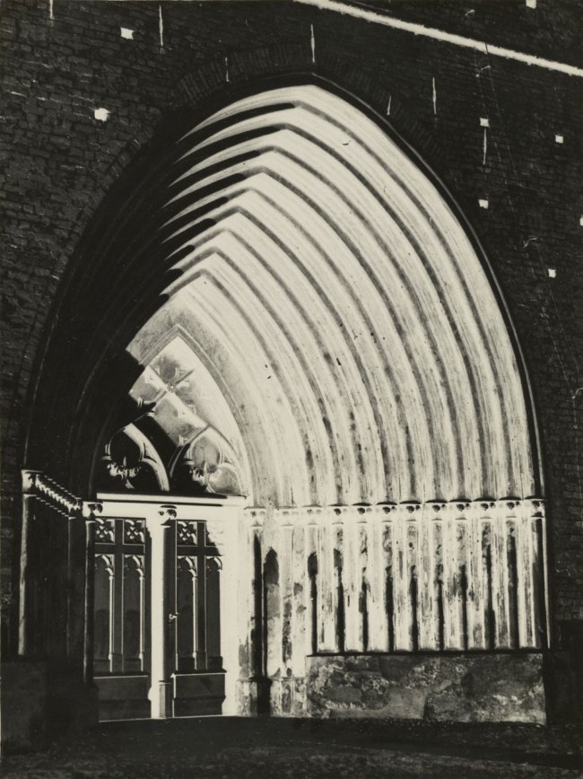 Andreas Feininger (American born France, 1906-1999) 'Portal in Greifswald' 1928