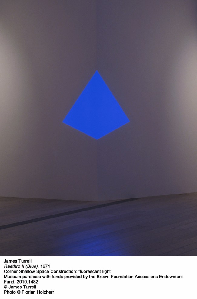 James Turrell (American, b. 1943) 'Raethro II (Blue)' 1971