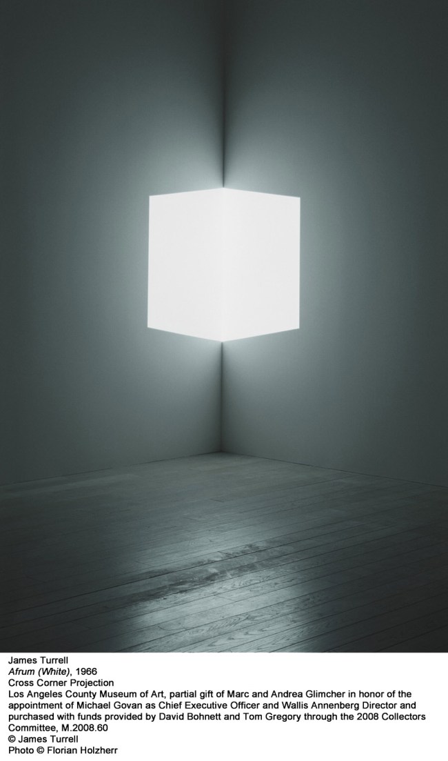 James Turrell (American, b. 1943) 'Afrum (White)' 1966