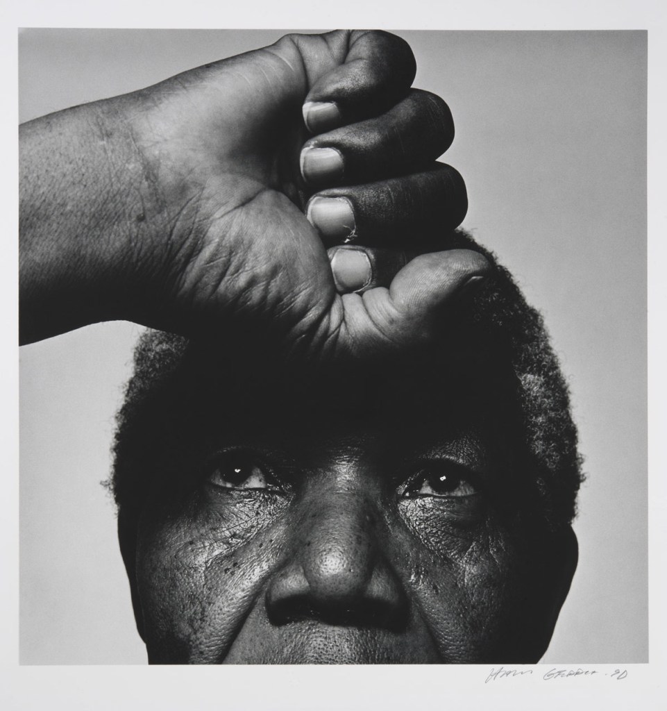 Hans Gedda (Swedish, b. 1942) 'Nelson Mandela' 1990