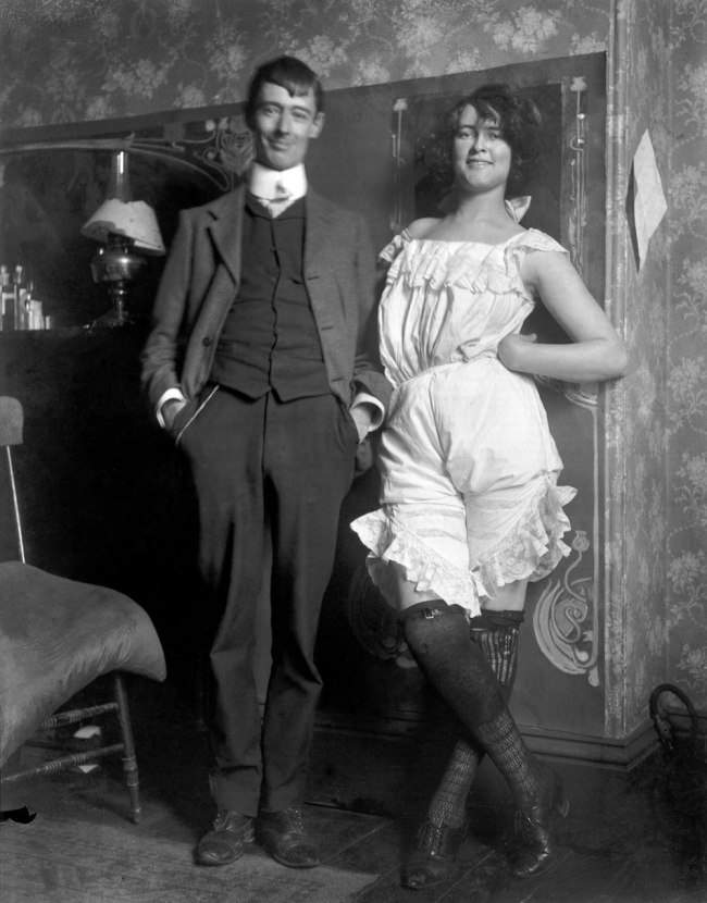 Lionel Lindsay (Australia 1874-1961) 'Norman Lindsay and Rose Soady, Bond Street studio' c. 1909 Lionel Lindsay (Australia 1874-1961) 'Norman Lindsay and Rose Soady, Bond Street studio' c. 1909