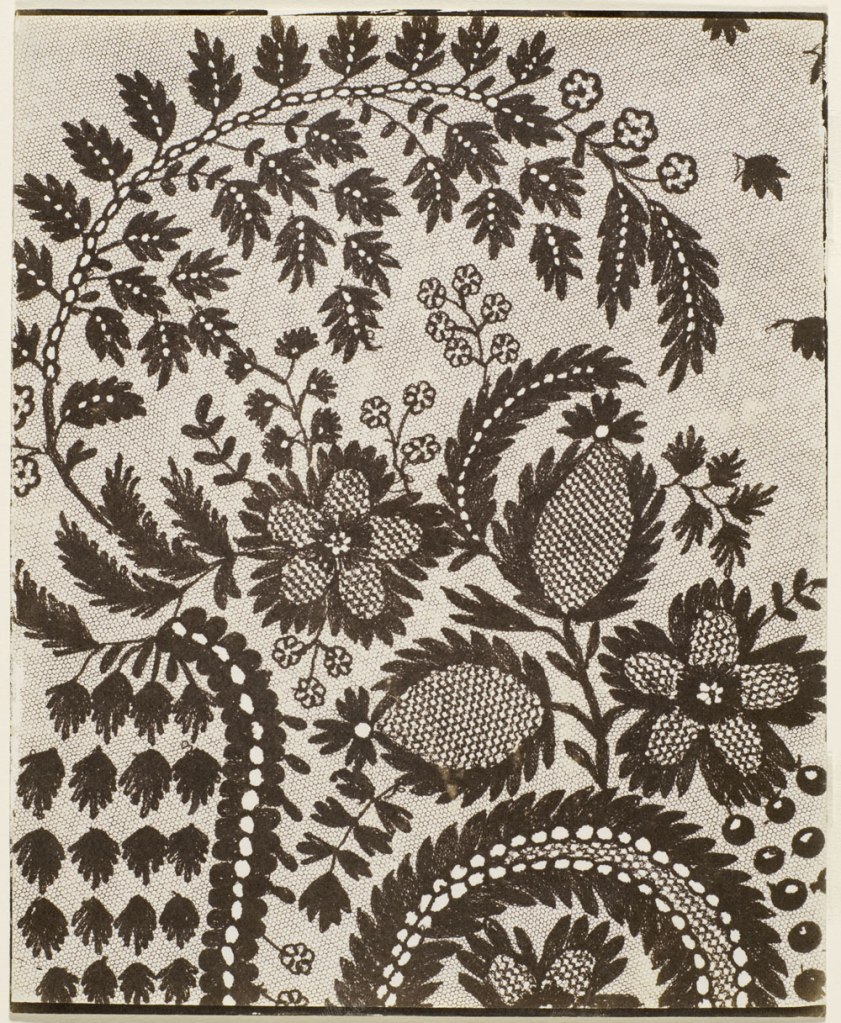 William Henry Fox Talbot (England, 1800-1877) 'Lace' 1841