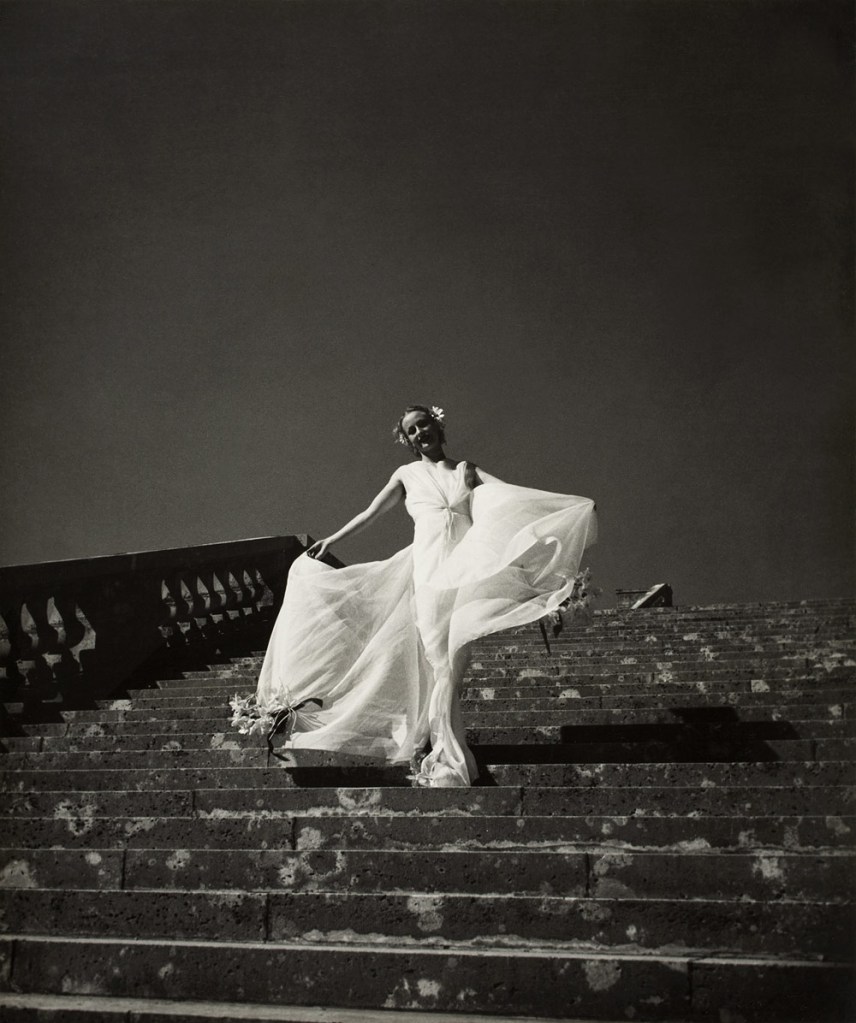 Hermann Landshoff (American-German, 1905-1986) 'Model Cora Hemmet on the Grand Versailles Staircase' 1934-1938