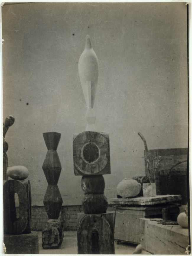 Constantin Brancusi (Romanian, 1876-1957) 'View of the Studio with Maïastra' 1917