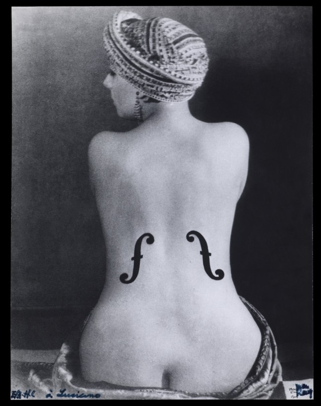 Man Ray (American, 1890-1976) 'Le Violon d'Ingres' (Ingres's Violin or The Hobby) 1924
