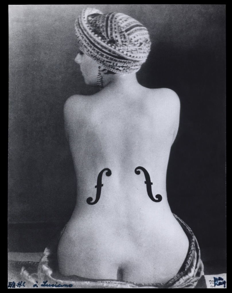 Man Ray. 'Le Violon d'Ingres' (Ingres's Violin or The Hobby) 1924