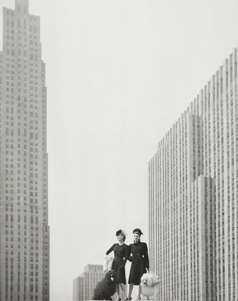 Hermann Landshoff (American-German, 1905-1986) 'On the roof of Saks Fifth Avenue Building, New York, 1942' 1942