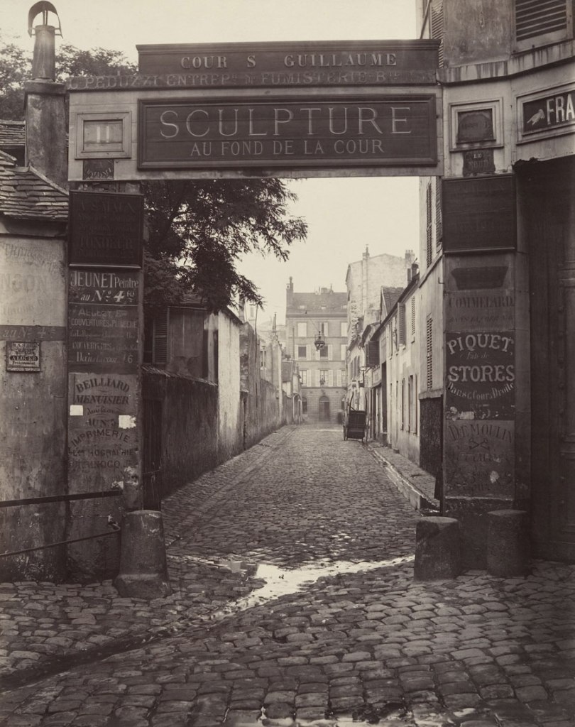 Charles Marville (French, 1813-1879) 'Cour Saint-Guillaume (Ninth Arrondissement)' 1866-1867