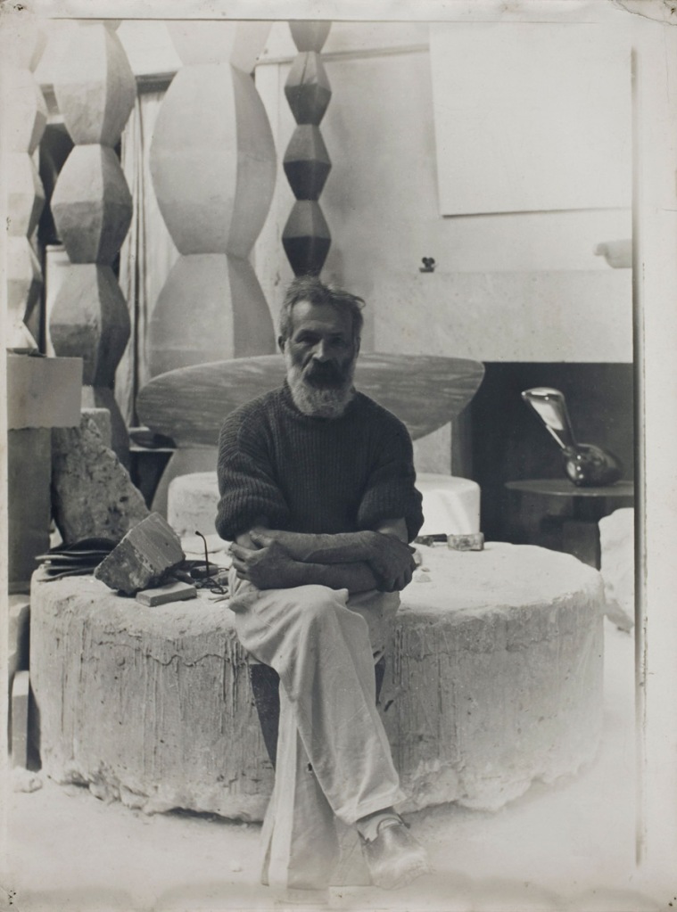 Constantin Brancusi. 'Self-portrait in the studio' c. 1934