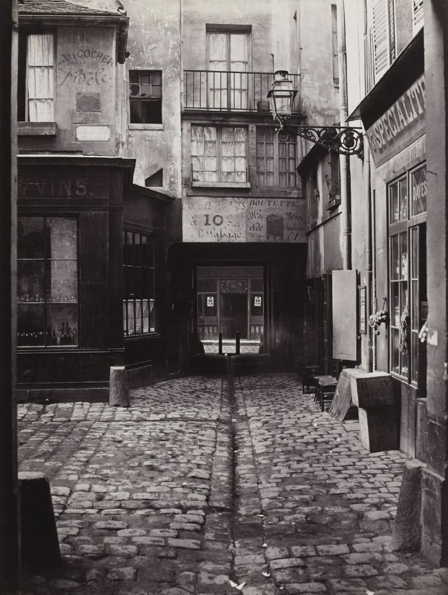 Charles Marville (French, 1813-1879) 'Passage Saint-Benoît (Sixth Arrondissement)' 1864-1867