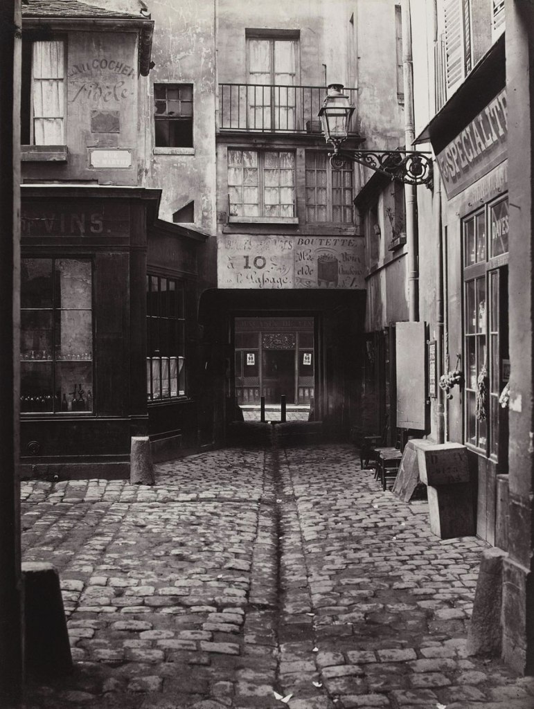 Charles Marville (French, 1813-1879) 'Passage Saint-Benoît (Sixth Arrondissement)' 1864-1867