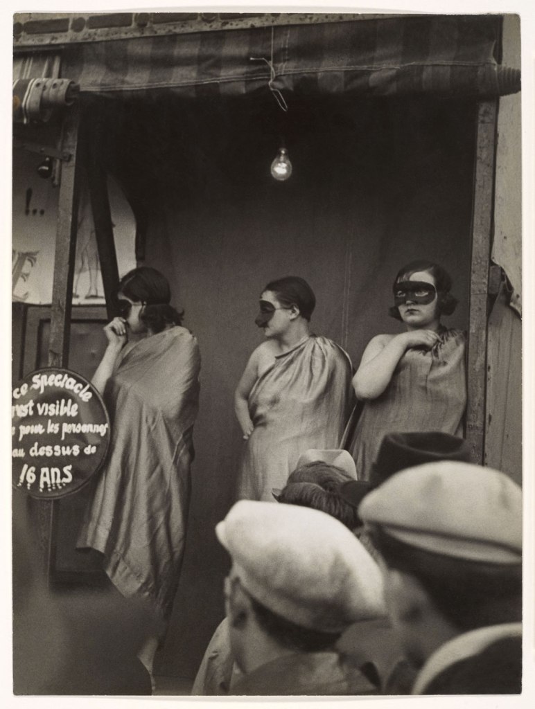 Brassaï (French born Romania, Brașov 1899 - 1984 Côte d'Azur) 'Street Fair, Boulevard St. Jacques, Paris' 1931