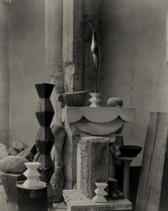 Edward J. Steichen (American born Luxembourg, Bivange 1879 - 1973 West Redding, Connecticut) 'Untitled [Brancusi's Studio]' c. 1920