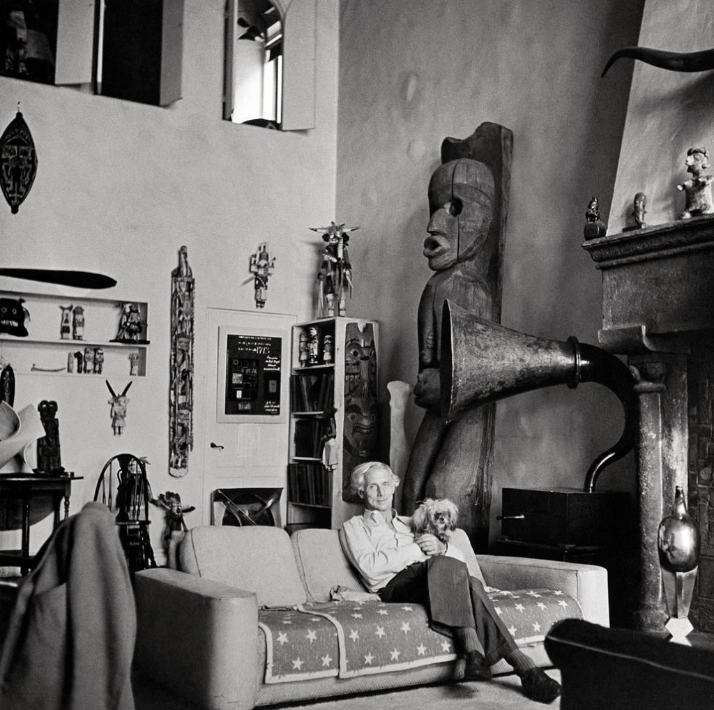Hermann Landshoff (American-German, 1905-1986) 'Max Ernst at Peggy Guggenheim's home, New York, fall 1942' 1942