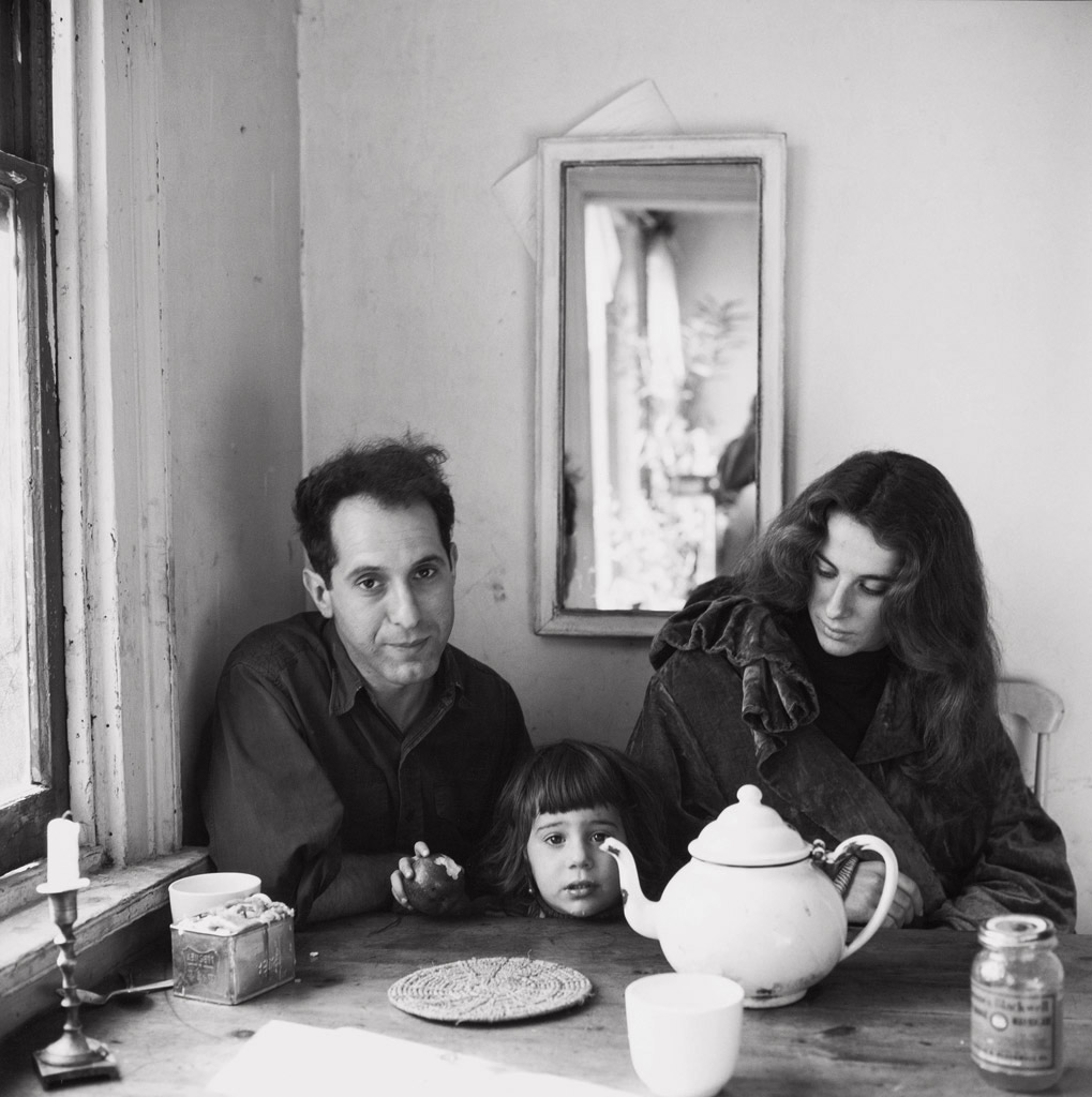 Hermann Landshoff (American-German, 1905-1986) 'Robert Frank with his wife Mary and his daughter Andrea, New York' 1956