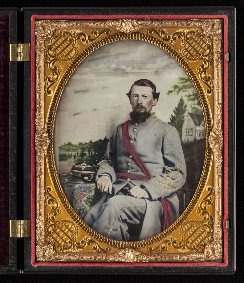 Unknown photographer (American) '[James A. Holeman, Company A, "Roxboro Grays," Twenty-fourth North Carolina Infantry Regiment, Army of Northern Virginia]' 1861-1862